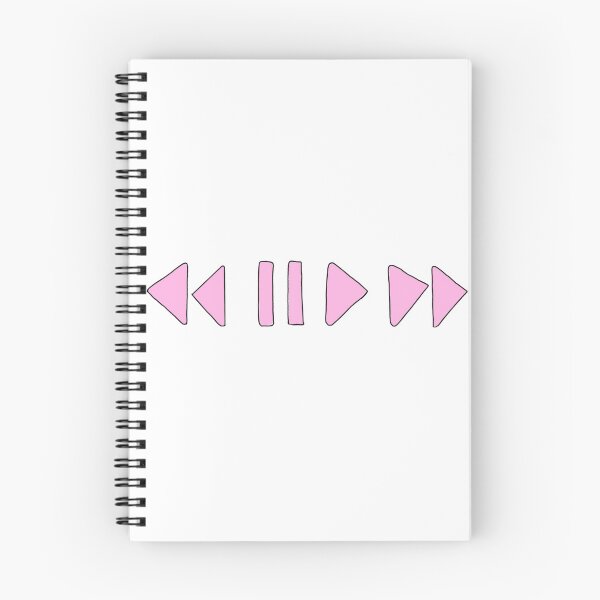 Item preview, Pink play and pause button designed and sold by DavinBamarni.