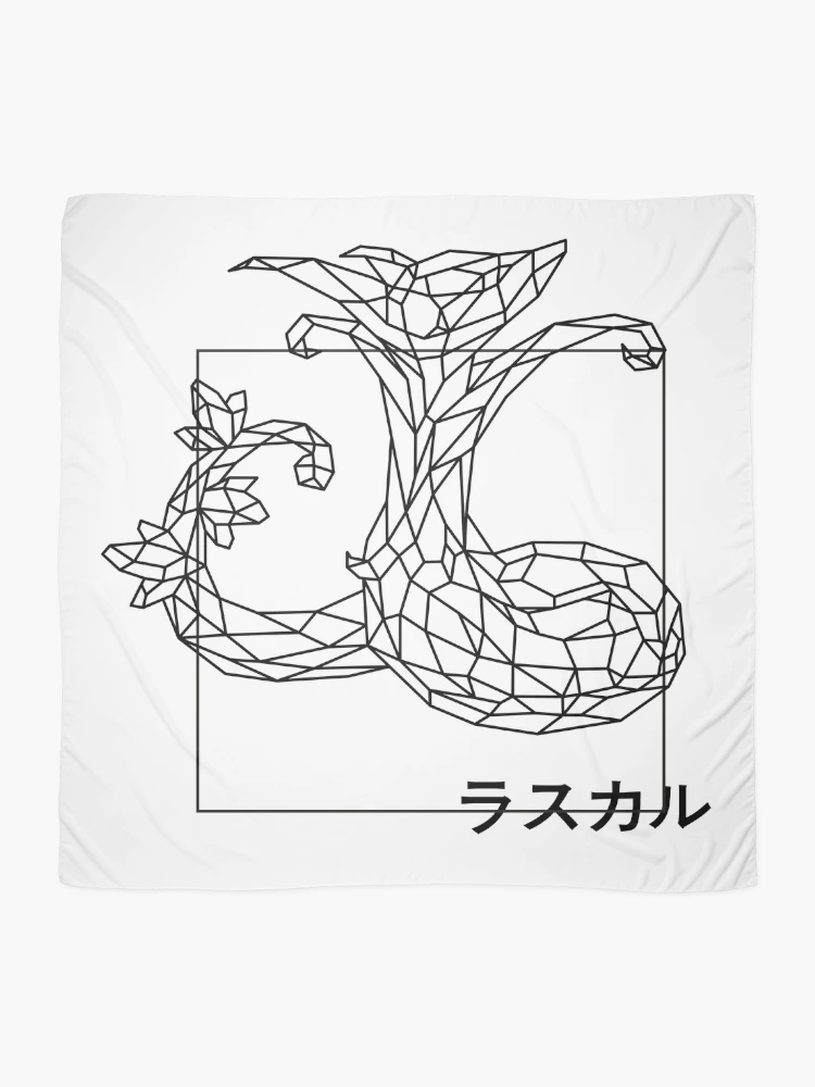 Thumbnail 2 of 3, Scarf, Serperior polygon designed and sold by RascalMedia.