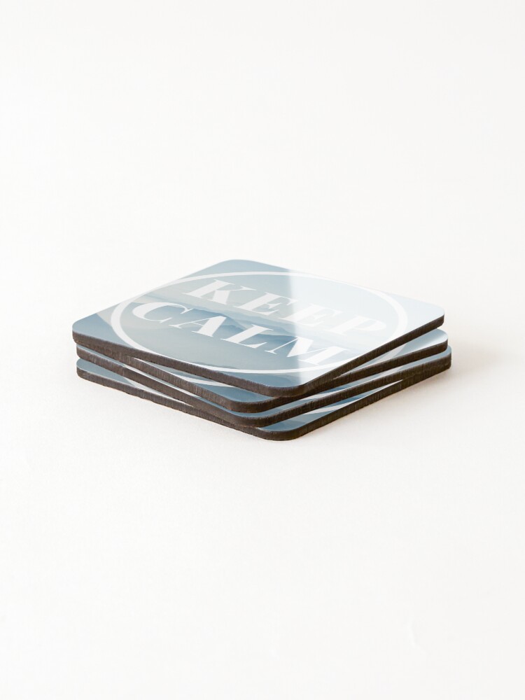 Thumbnail 4 of 5, Coasters (Set of 4), Keep Calm designed and sold by TranslucentTee.