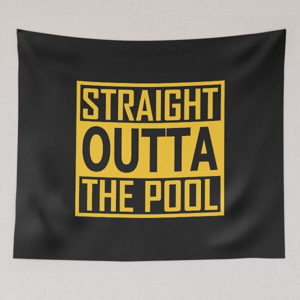 Item preview, Straight Outta the Pool swim team coach swimmer funny gift designed and sold by hadleydesigns.
