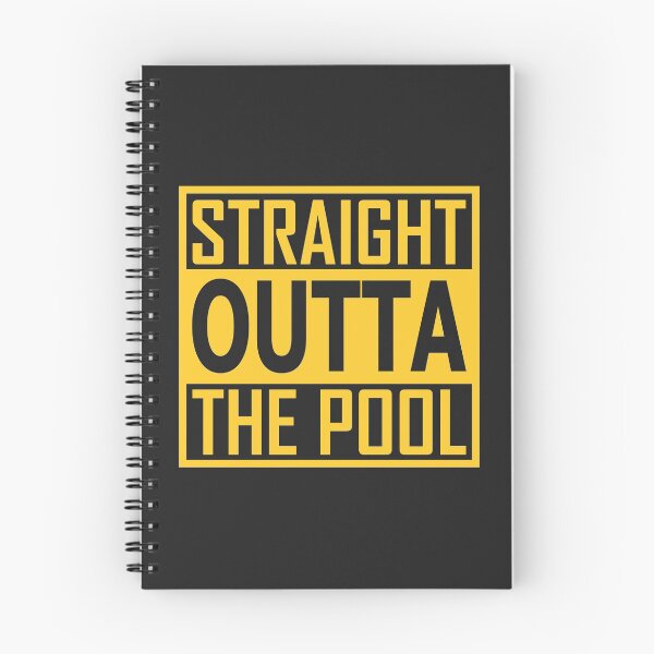 Item preview, Straight Outta the Pool swim team coach swimmer funny gift designed and sold by hadleydesigns.