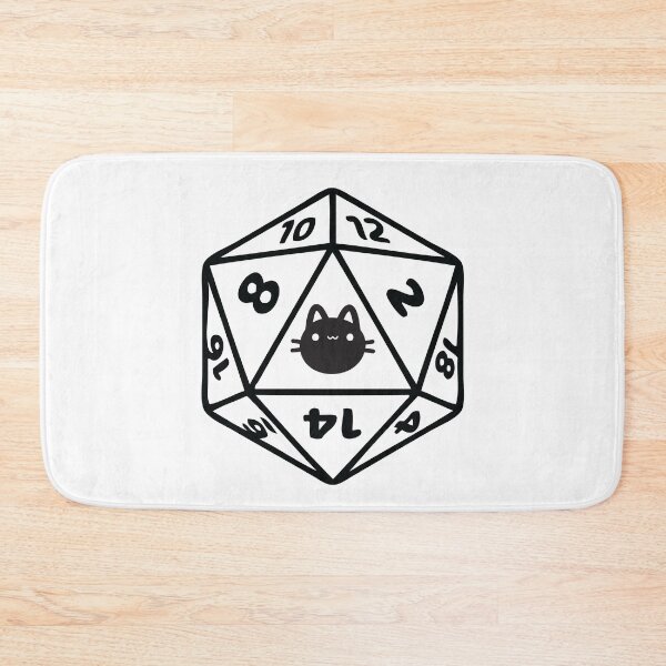 Item preview, Cat D20 Dice DnD designed and sold by CookieKisses.