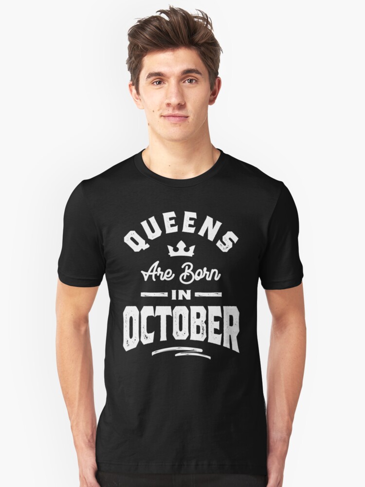 Birthday Girl gift for her Queens Are Born in August Women/'s T-shirt S-3XL