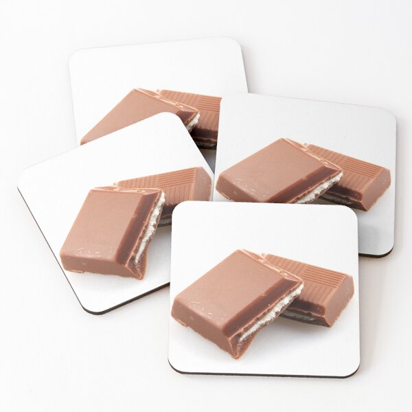 Item preview, Chocolate Bar Against White Background designed and sold by nenovimages.