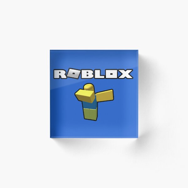 Lets Play Roblox Acrylic Blocks Redbubble - lets play roblox