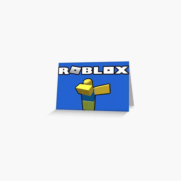 Thinknoodles Roblox Greeting Cards Redbubble - big noob jail roblox