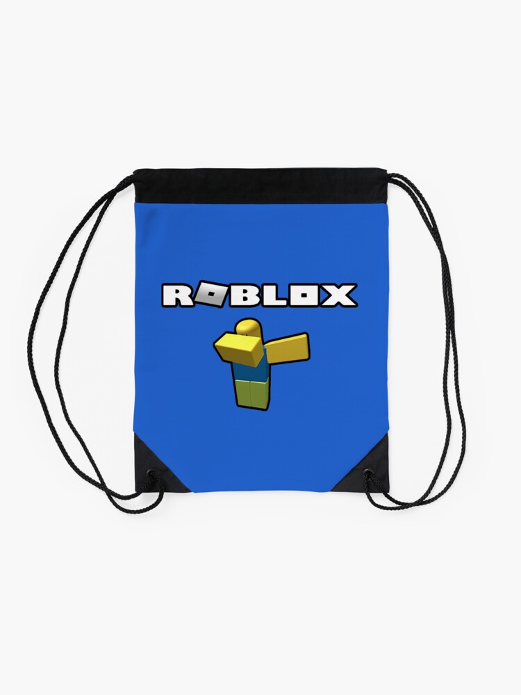 Roblox Noob Dablox Drawstring Bag By Vitezcrni Redbubble - popcorn bag roblox