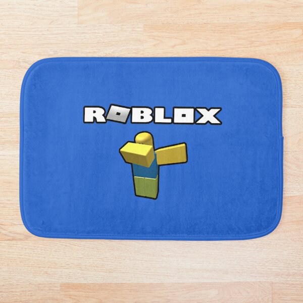 Roblox Noob Dablox Bath Mat By Vitezcrni Redbubble - mat roblox