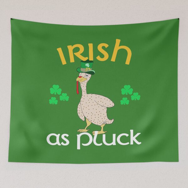 Item preview, Irish as Pluck Funny St Patrick's Day Turkey  designed and sold by kiwi91.