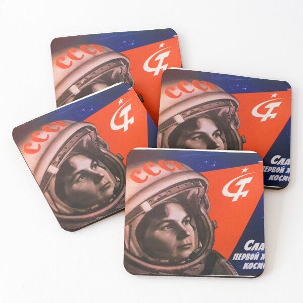 Item preview, Valentina Tereshkova - First Woman in Space designed and sold by Here Comes Everybody.