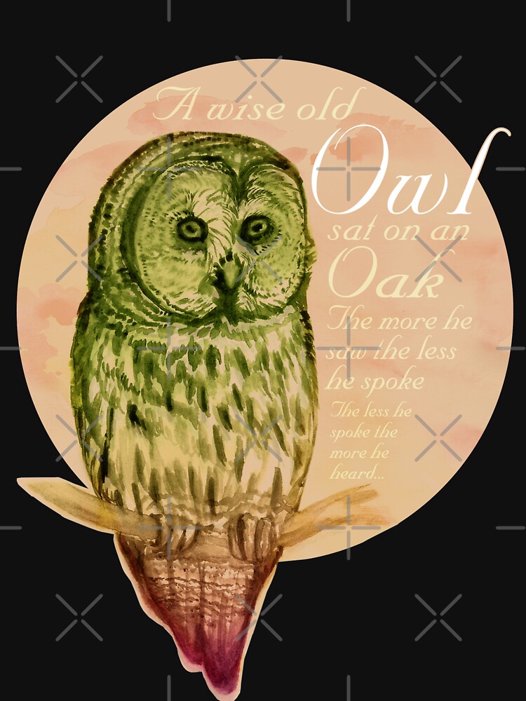 Wise Owl (by marthalaufej tintadesign) von TintaDesign