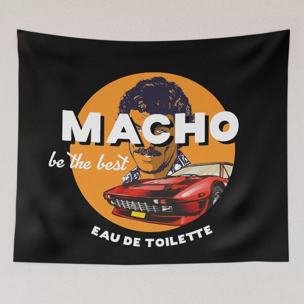 Item preview, Macho Man Parody - Funny Macho Man Ferrari - Be The Best - Macho Guy - Hawaii designed and sold by happygiftideas.