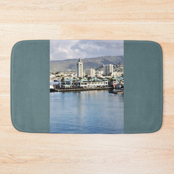 Item preview, Honolulu Harbor Aloha Tower designed and sold by EloiseArt.