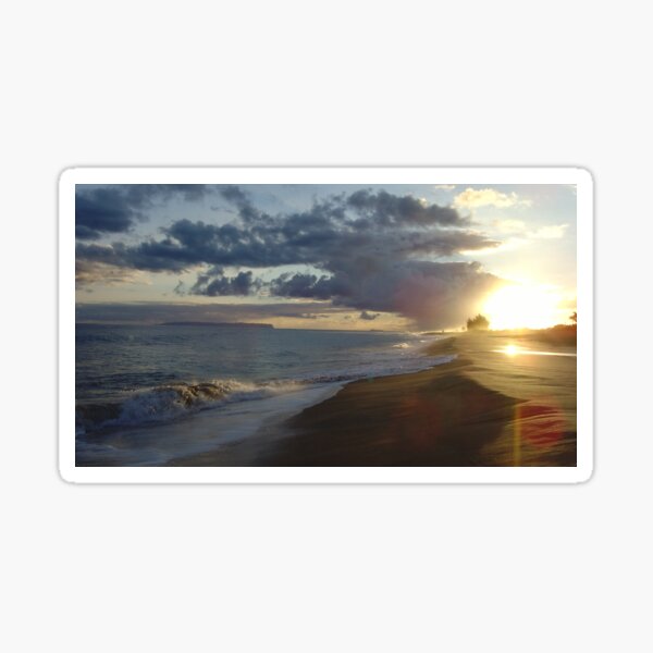 Niʻihau at Sunset Sticker