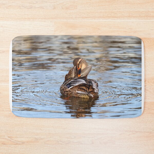 Item preview, Mallard rearranging her feathers designed and sold by GreyFeatherPhot.