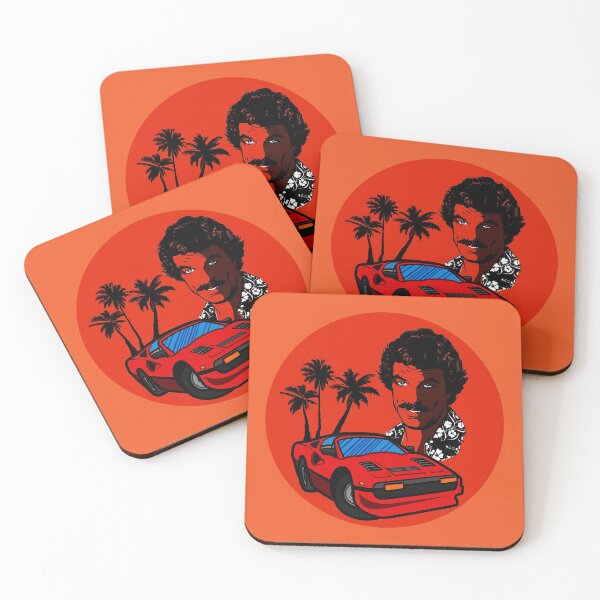 Item preview, Hawaii Ferrari Magnum - PI Macho Man - PI - Private Investigator - Honolulu - Retro Gifts designed and sold by happygiftideas.