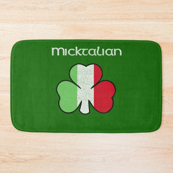 Item preview, Micktalian Irish Italian Funny St. Patrick's Day Shamrock Flag designed and sold by kiwi91.