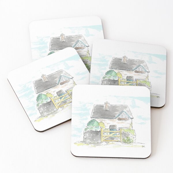 Item preview, Traditional Irish Cottage illustration. designed and sold by DebTheZeb.