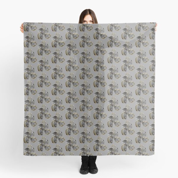 Zebra Prop Flower Scarf