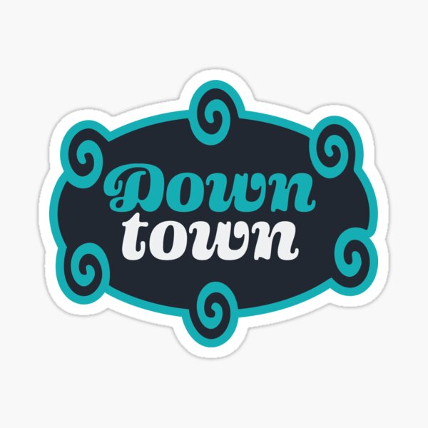 Downtown Icon Sticker