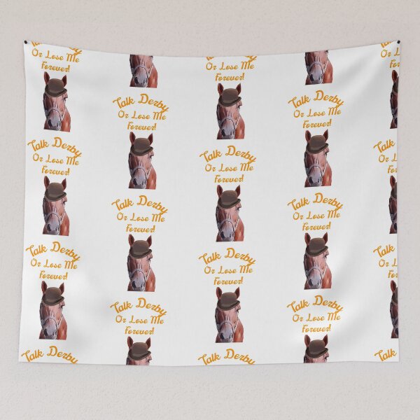Item preview, Talk Derby or lose me forever Men's Horse  designed and sold by spinningvisions.