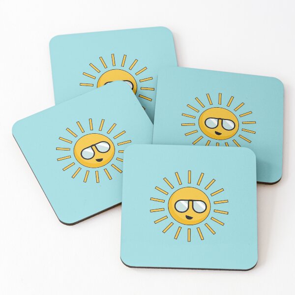 Item preview, Adorable Sun with Face and Sunglasses Design designed and sold by StuffNStickers.