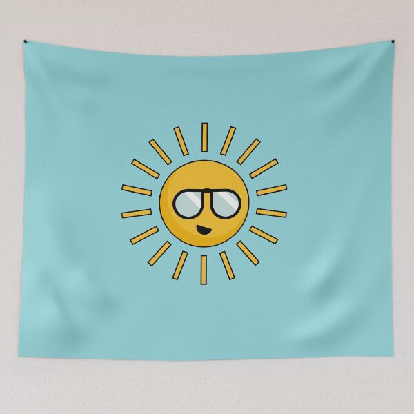 Item preview, Adorable Sun with Face and Sunglasses Design designed and sold by StuffNStickers.