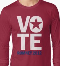Vote Romney 2012 Long Sleeve T-Shirt