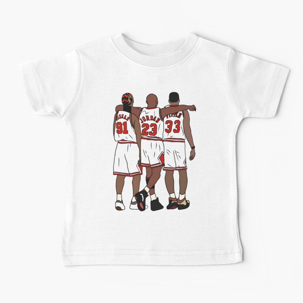 Rodman, MJ & Scottie Baby T-Shirt