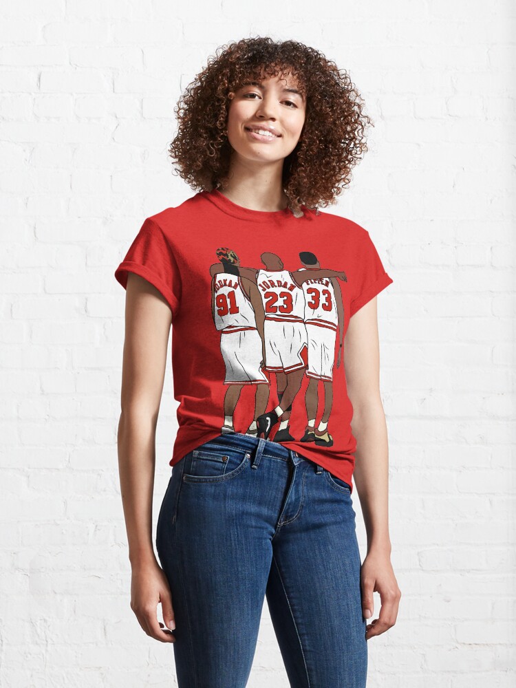 Alternate view of Rodman, MJ & Scottie Classic T-Shirt