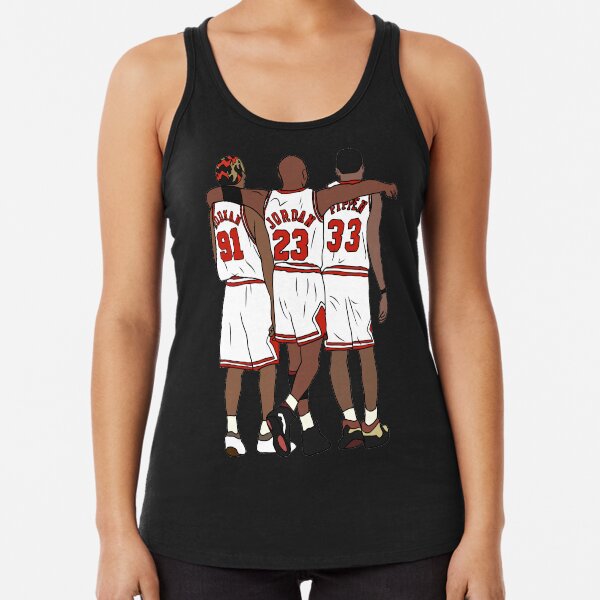 Rodman, MJ & Scottie Racerback Tank Top