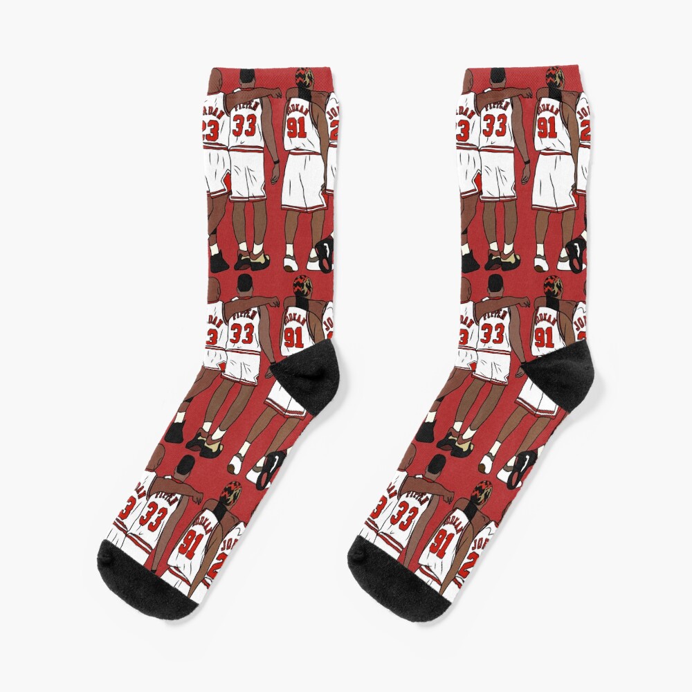 Rodman, MJ & Scottie Socks
