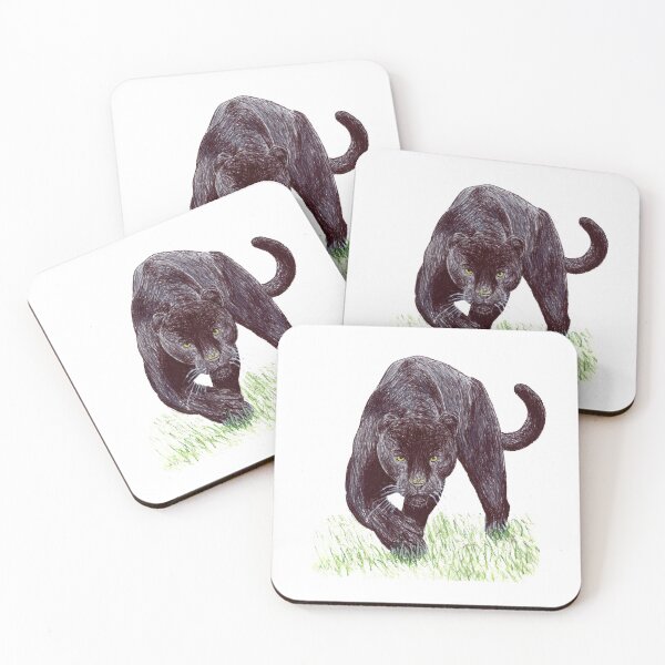 Item preview, Black Panther Animal Scribble designed and sold by ArtyOrca.