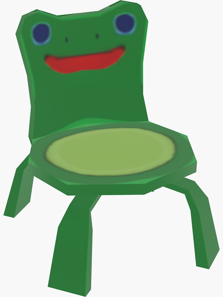"Froggy Chair" Sticker for Sale by NoJohns69 | Redbubble