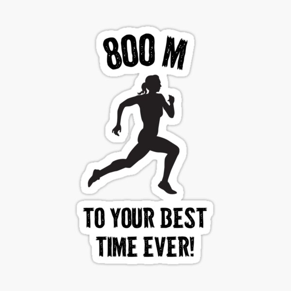 Aperçu de l'œuvre 800m femmes au tableau de bord, 800m à votre meilleur temps de tous les temps! créée et vendue par spinningvisions.
