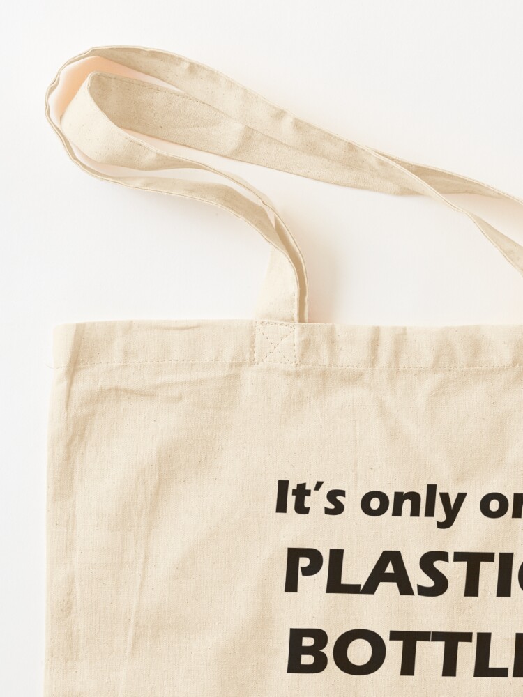 beach bag made out of plastic necks from plastic bottles - RECYCLING