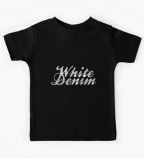 White Denim, White Ink Kids Tee