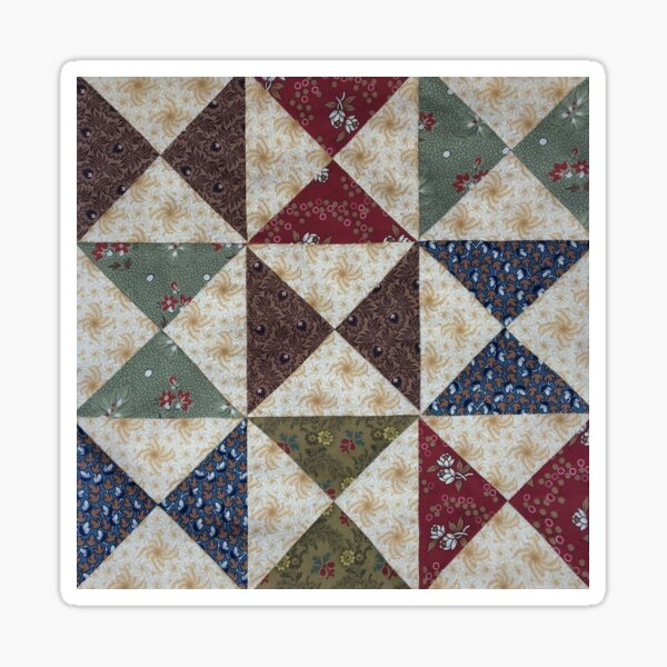 Item preview, Vintage Quilt Block Artwork designed and sold by FuzzyHoney.