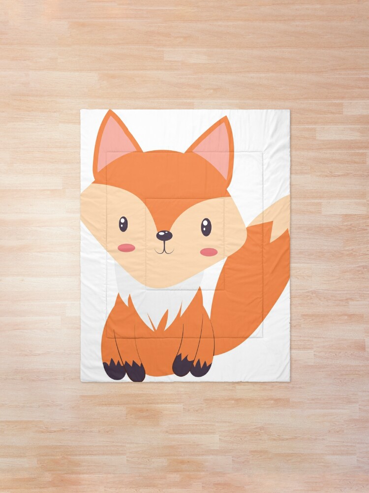 fox baby comforter