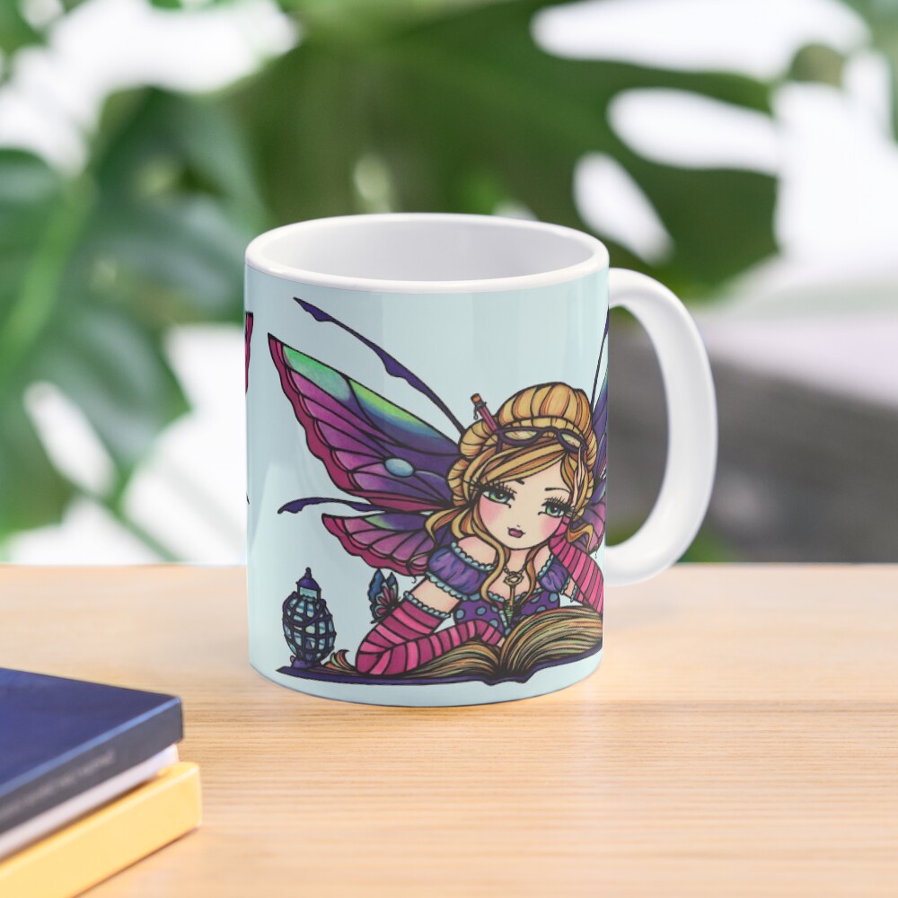 Bookworm Fairy by Hannah Lynn Mug