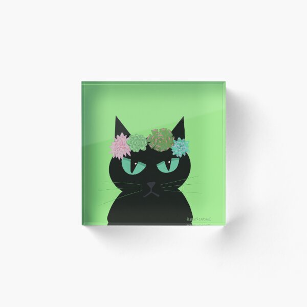 Item preview, Gato suculento designed and sold by MuertoCupcake.