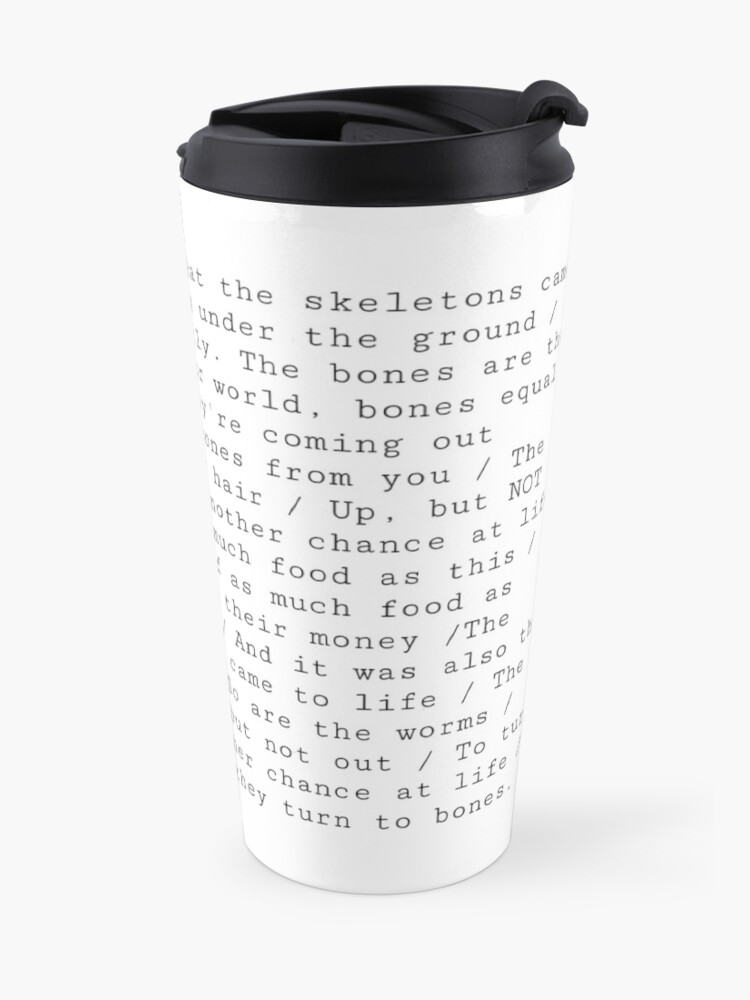 Alternate view of The Night That the Skeletons Came to Life Travel Coffee Mug