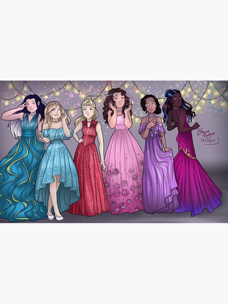 KOTLC girls as DIsney Princesses