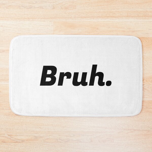 Item preview, Bruh Text designed and sold by ElevenGraphics.