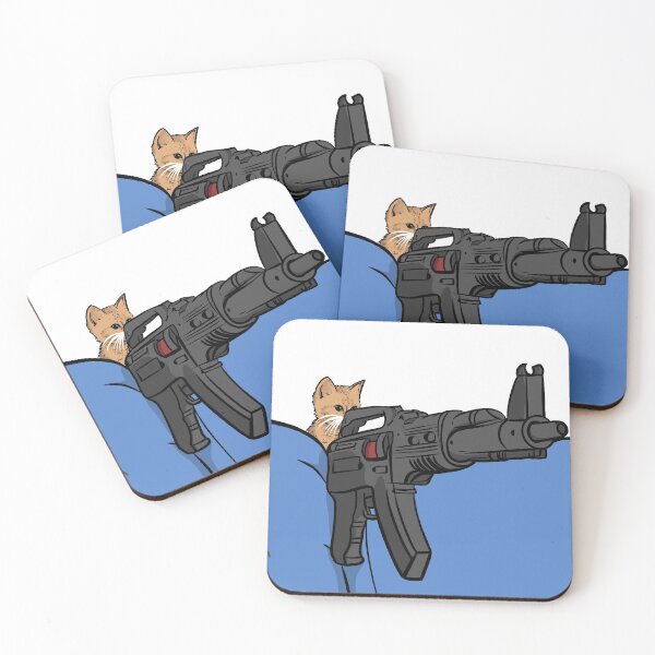 Item preview, Armed cat designed and sold by CatsIMGs.