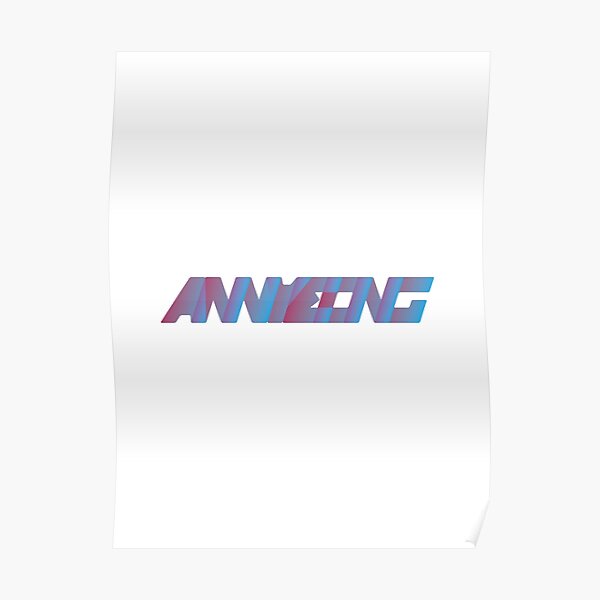 Póster «Annyeong (Hola / Adiós) | Minimalista Coreano | Clase A1» de  dcspaceuk | Redbubble