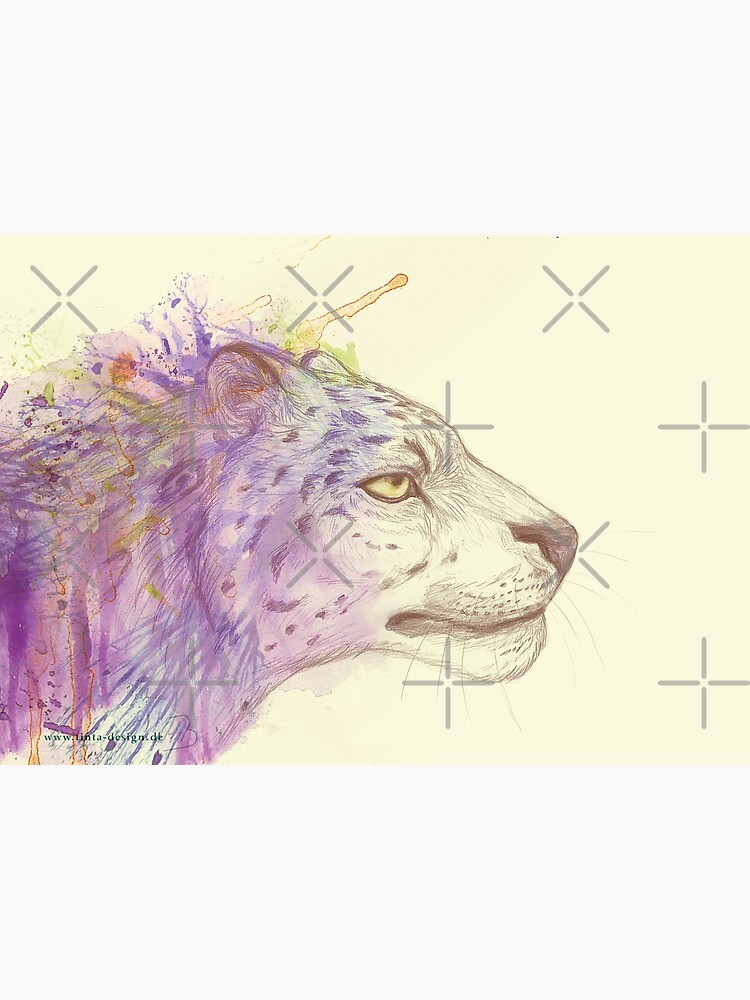 Snow Leopard (by marthalaufej tintadesign) von TintaDesign