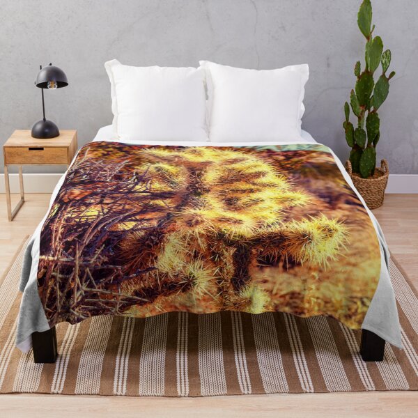 Item preview, Glowing Cactus At Joshua Tree National Park designed and sold by Robert Alsop.