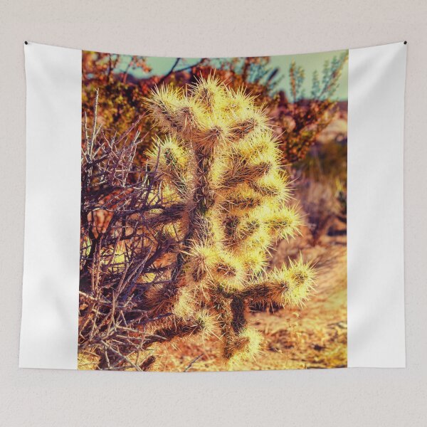Item preview, Glowing Cactus At Joshua Tree National Park designed and sold by Robert Alsop.