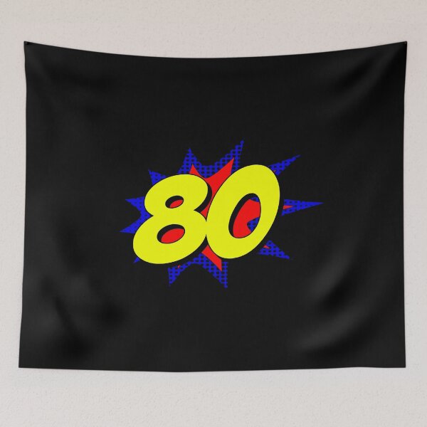 Item preview, Superhero 80 Years Old Birthday designed and sold by flippinsg.
